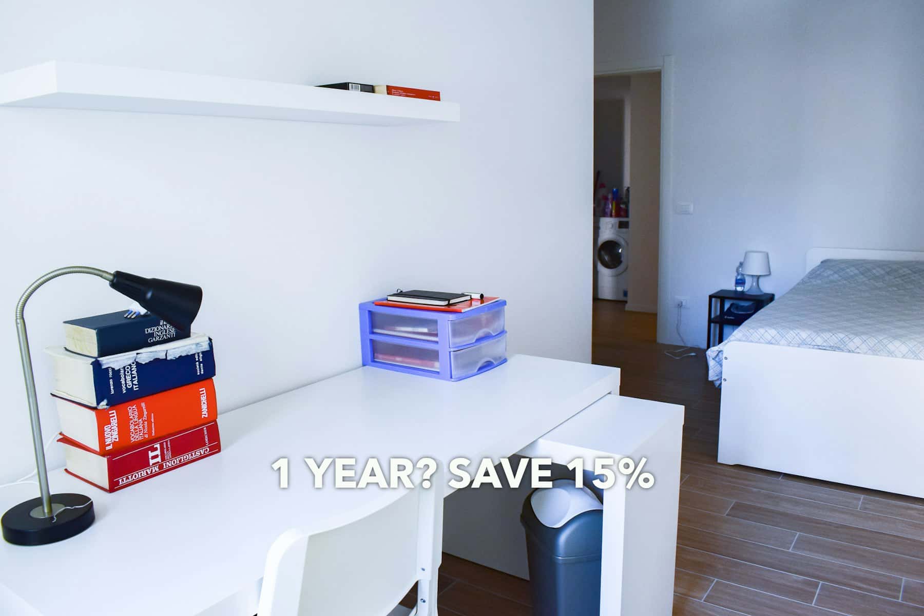 Zimmer in Via Vittorio Veneto, Trento für 79 m² mit 3 Schlafzimmer
