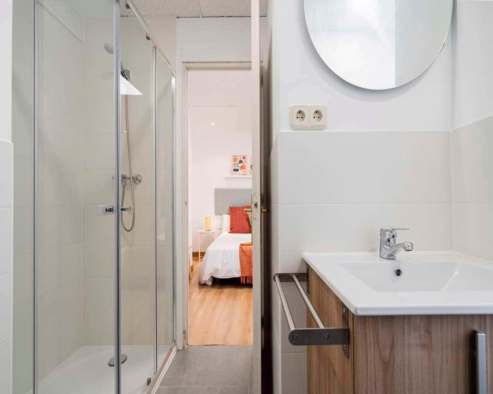 Habitación individual en la Paseo de la Castellana