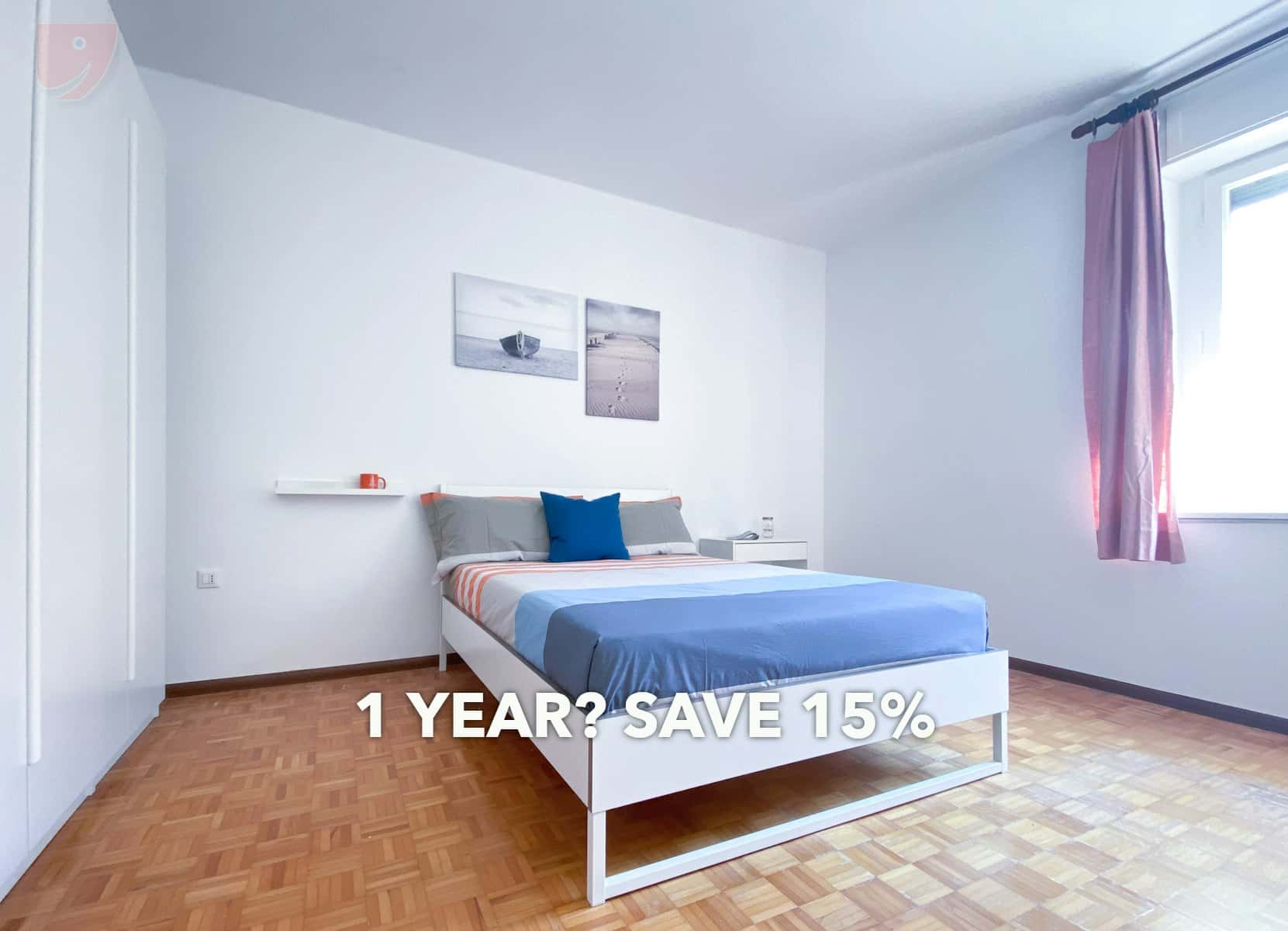 Zimmer in Via Giacomo Matteotti, Trento für 95 m² mit 4 Schlafzimmer
