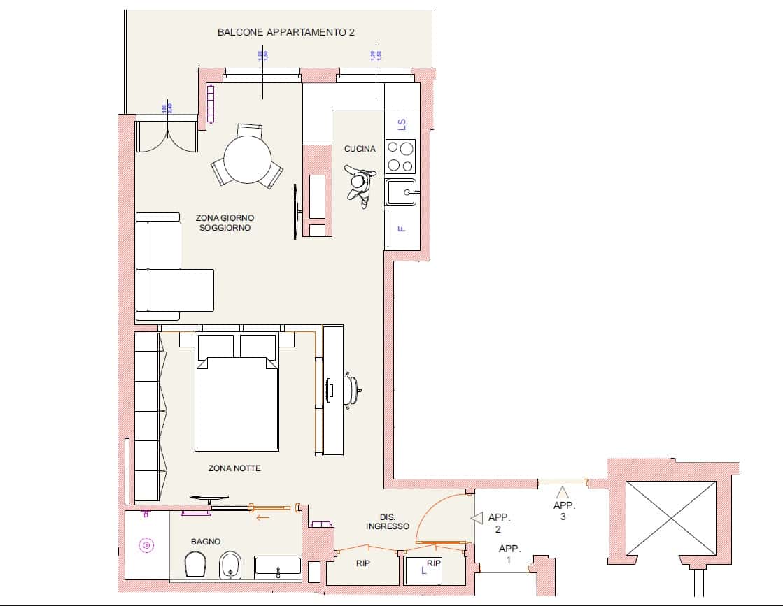 Apartment Milan, 1 bed — photo 24