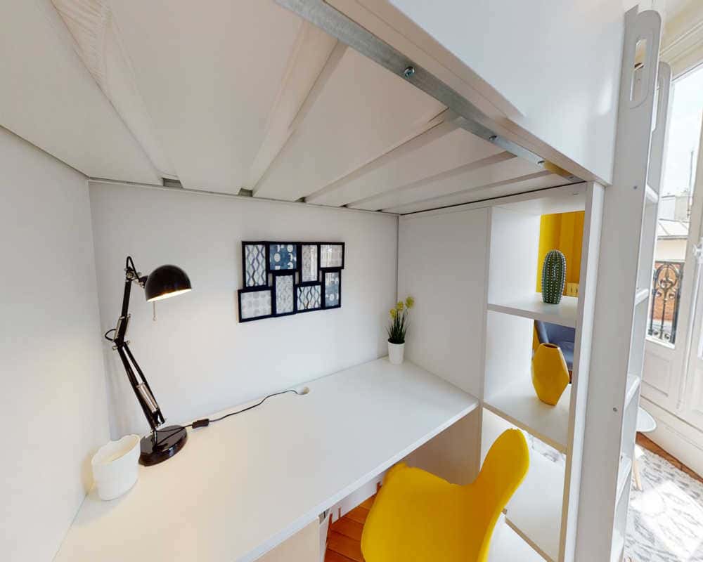 Chambre dans le rue des Volontaires