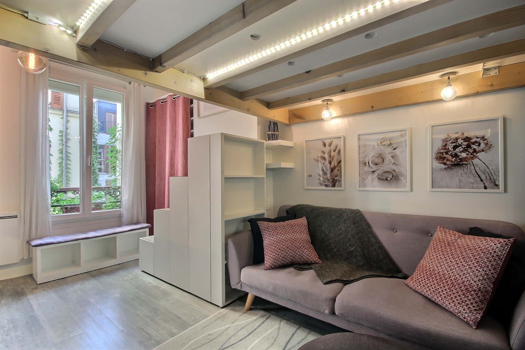 Location Appartement meublé Studio - 24m² - Riquet - Paris