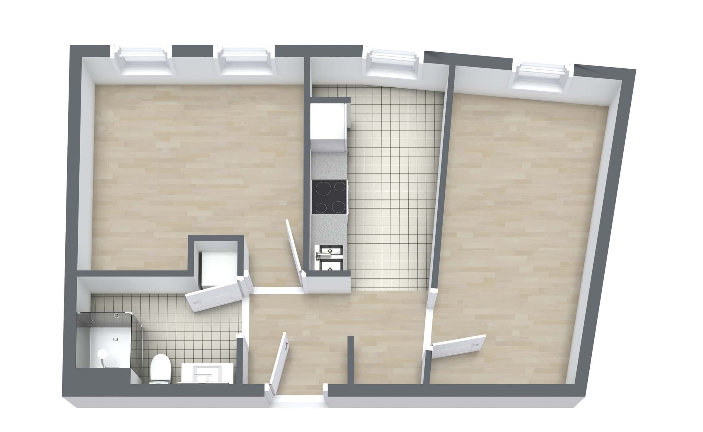Room in Bernhard-Weiß-Straße, Berlin for 43 m² with 2 bedrooms