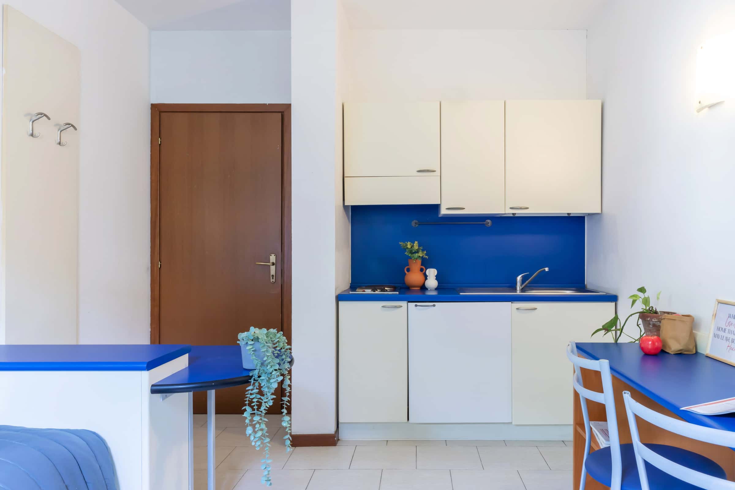 Stanza singola con bagno condiviso