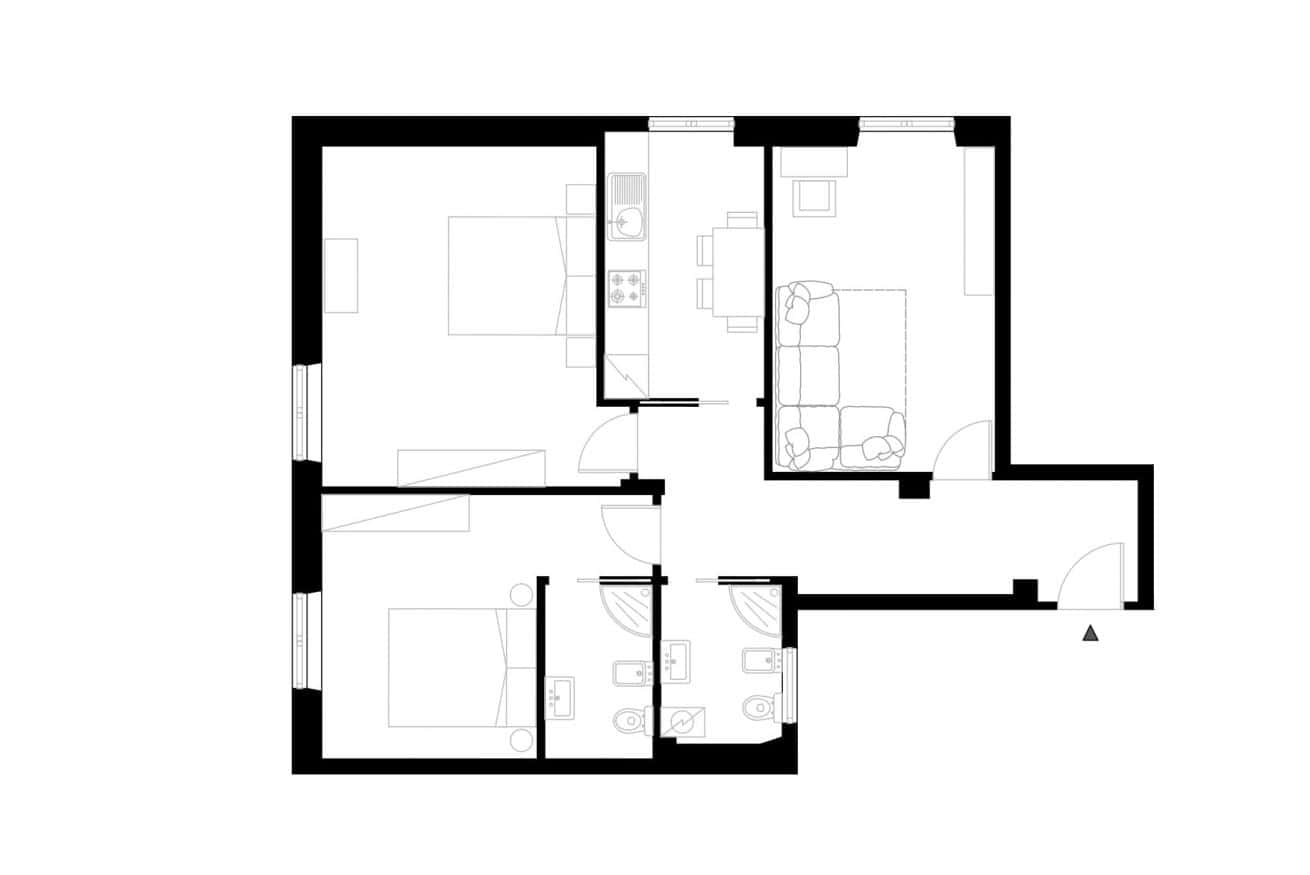 Appartamento Roma, 2 camere — foto 30