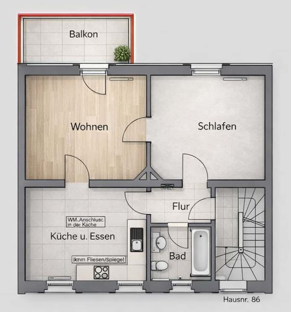 Apartment in Mörfelder Landstraße, Frankfurt am Main for 60 m² with 1 bedroom - Photo 5