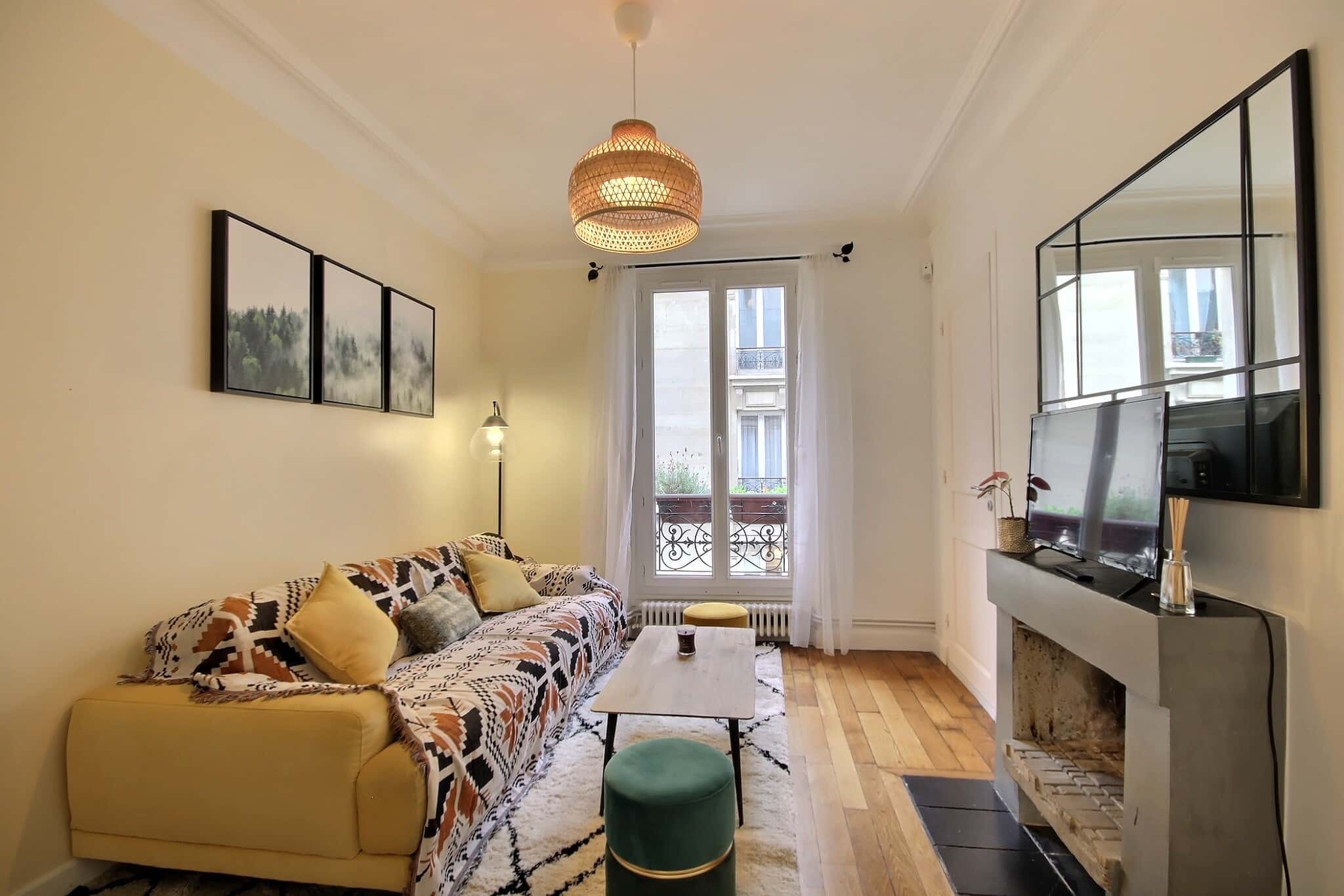 Location Appartement meublé 2 chambres - 54m² - Port Royal / Raspail - Paris