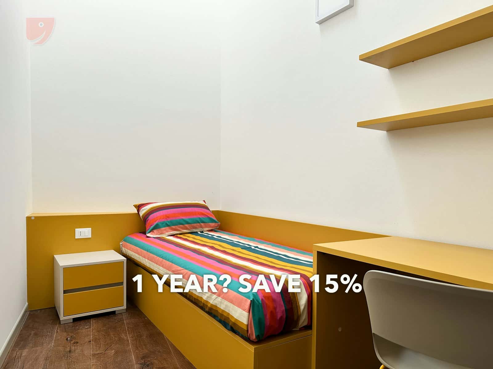 Room in Via Montebello, Ferrara for 71 m² with 3 bedrooms