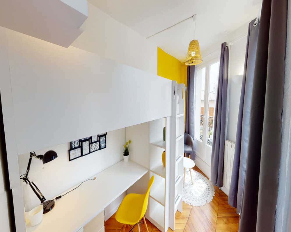 Chambre dans le rue des Volontaires