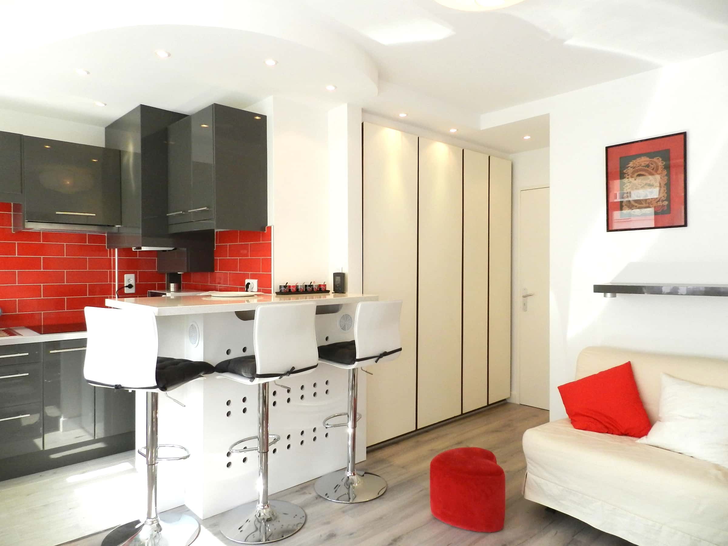 Location Appartement meublé Studio - 23m² - Neuilly-sur-Seine - Neuilly-sur-Seine